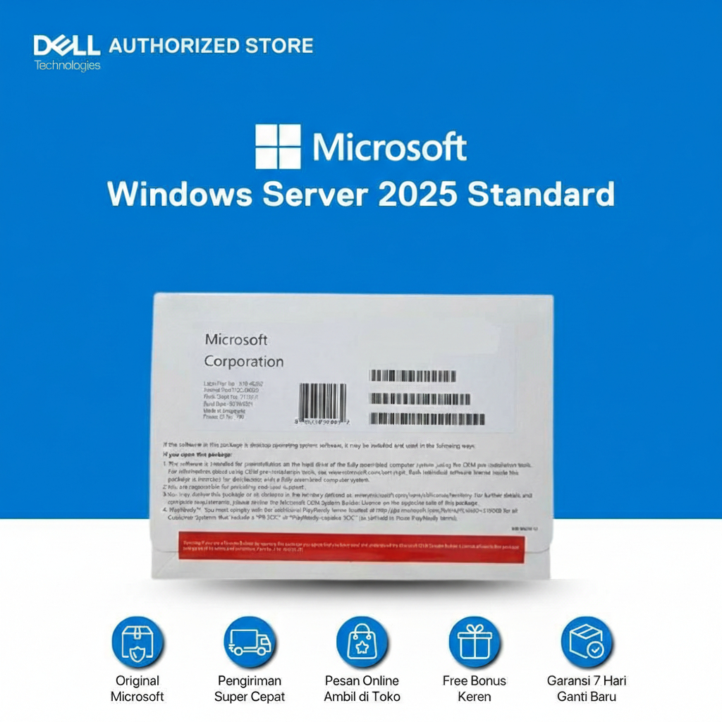 Jual Microsoft Windows Server 2025 Standard 64Bit | Shopee Indonesia