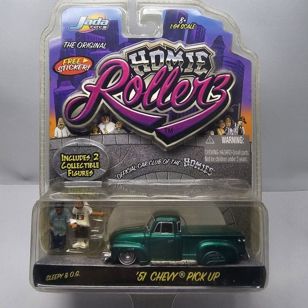 Jual Jada toys hommie rollers rollerz 51 chevy pickup warna hijau