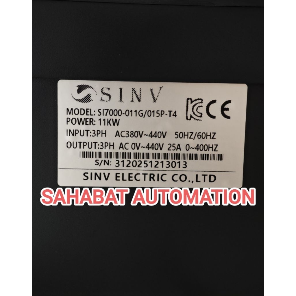 Jual Inverter SINV 11 KW 15 HP 380V 3 Phase Inverter Motor 15HP 3 Phase ...