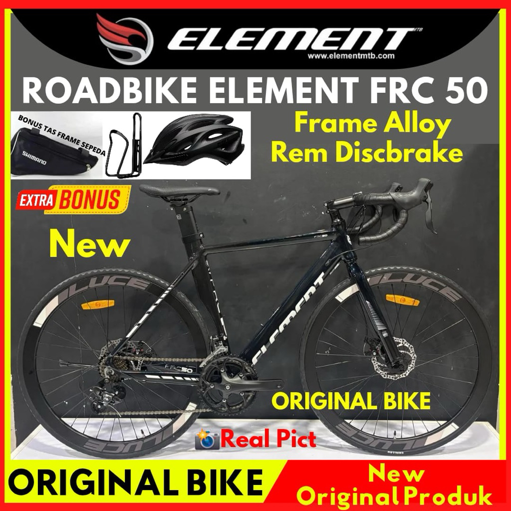 Jual Sepeda Roadbike 700C Element FRC 38/ FRC 50 Sepeda Balap 700C ...