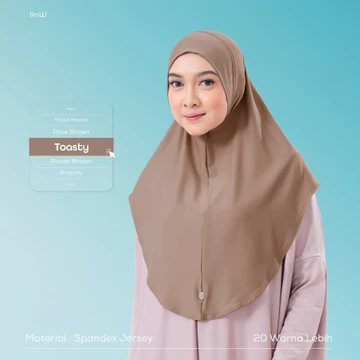 RnW Hijab Bergo Nayla Instan Hijab Daily Hijab