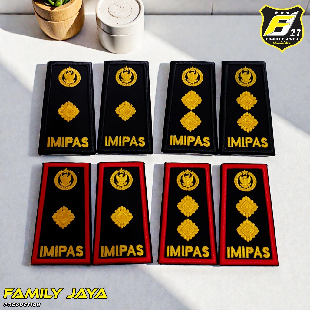 Jual FAMILY JAYA 27 - Pangkat PDH Imipas Golongan 3D 4A List merah List ...