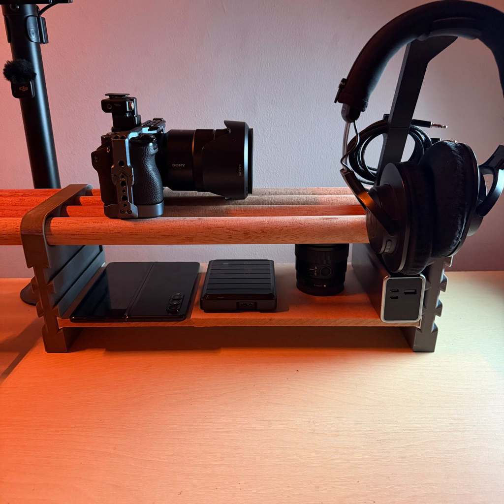 Jual Desk Shelf Modular - rak meja kerja kayu modular 3d printed ...