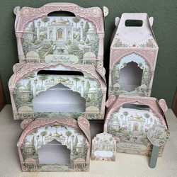 KOTAK HAMPERS IDUL FITRI / GABLE BOX LEBARAN / BOX HAMPERS IDUL FITRI / PAPERBAG BINGKISAN DUS PARCEL HARI RAYA KEMASAN KUE KERING GABLE BOX TOPLES / JAR KUE IDUL FITRI EID MUBARAK GABLE BOX 30X10X12 CM GABLE BOX 20X10X11 CM GABLE BOX 14X14X14CM