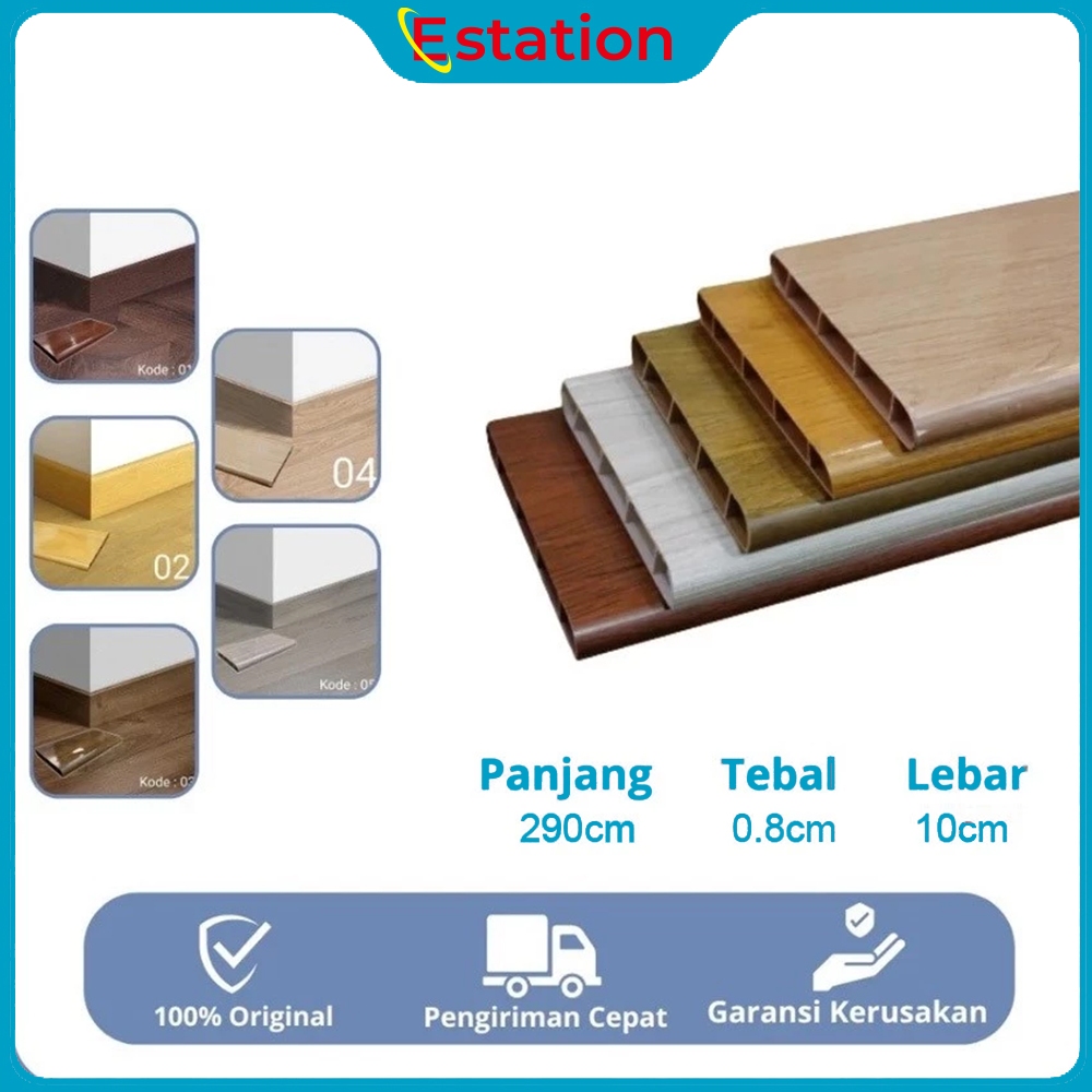 Jual Estation - List Plint Spc Flooring 2.9m | List Plint Vinyl ...
