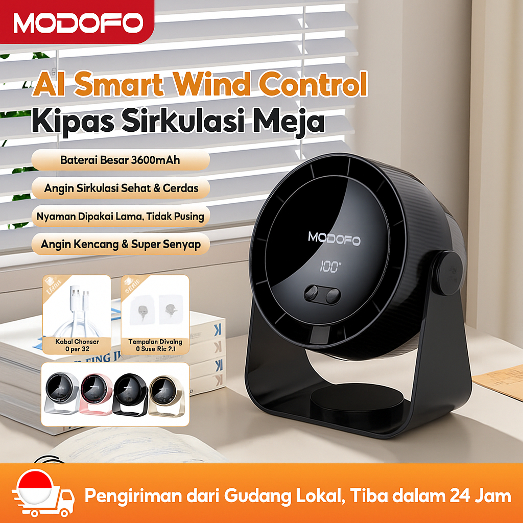 Jual MODOFO Kipas Angin Portable Tahan Lama Duduk Ac Mini Murah ...