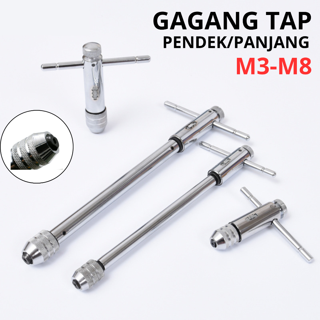 Jual Gagang Tap Handle Tap Kunci Tap T Stang Adjustable Ratchet Baja ...