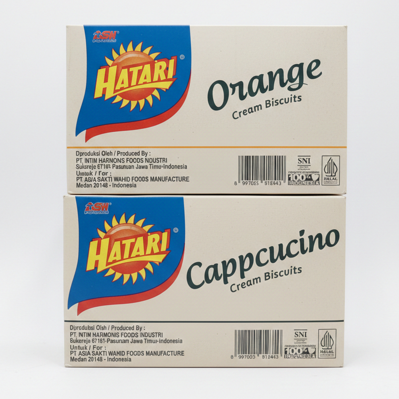 Jual HATARI 21 BISKUIT CREAM KARTON | 1 KARTON ISI 21PCS | Shopee Indonesia