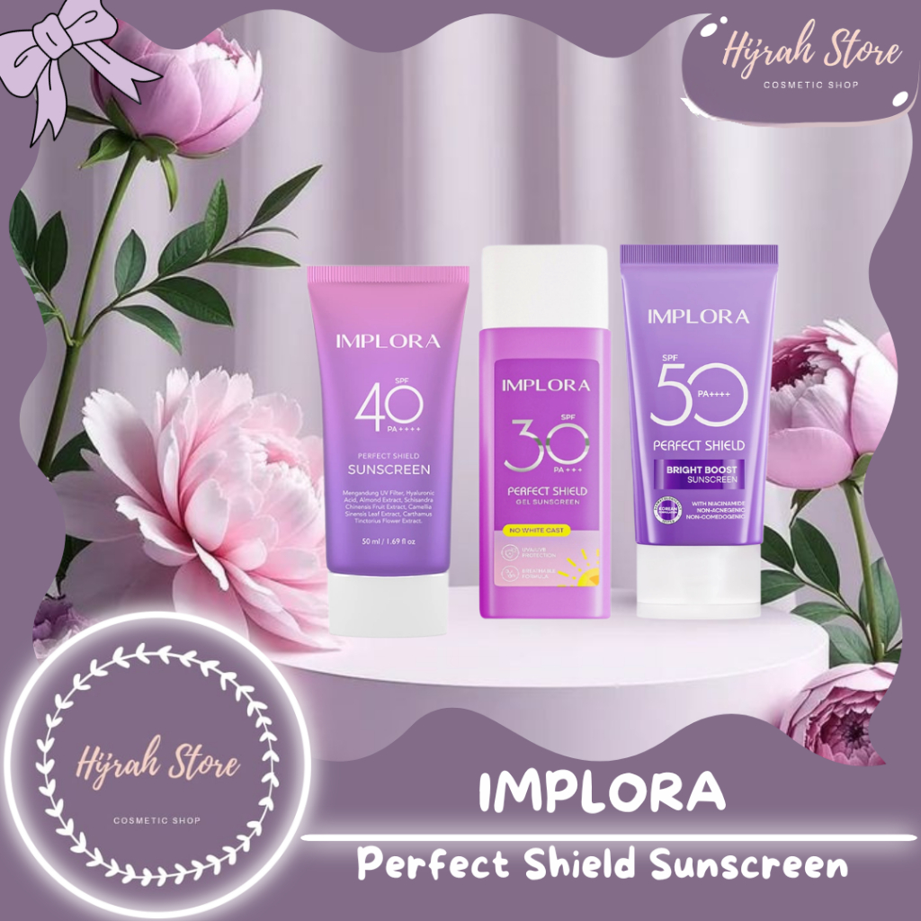 Jual Implora Perfect Shield Sunscreen SPF 40 PA++++ 50ml | Shopee Indonesia