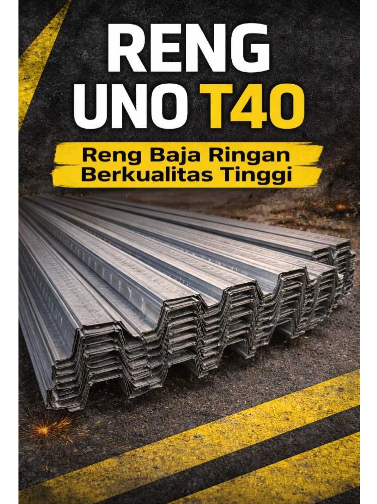 Jual RENG UNO T40 – Reng Baja Ringan Kuat & Anti Karat (HARGA PER METER ...