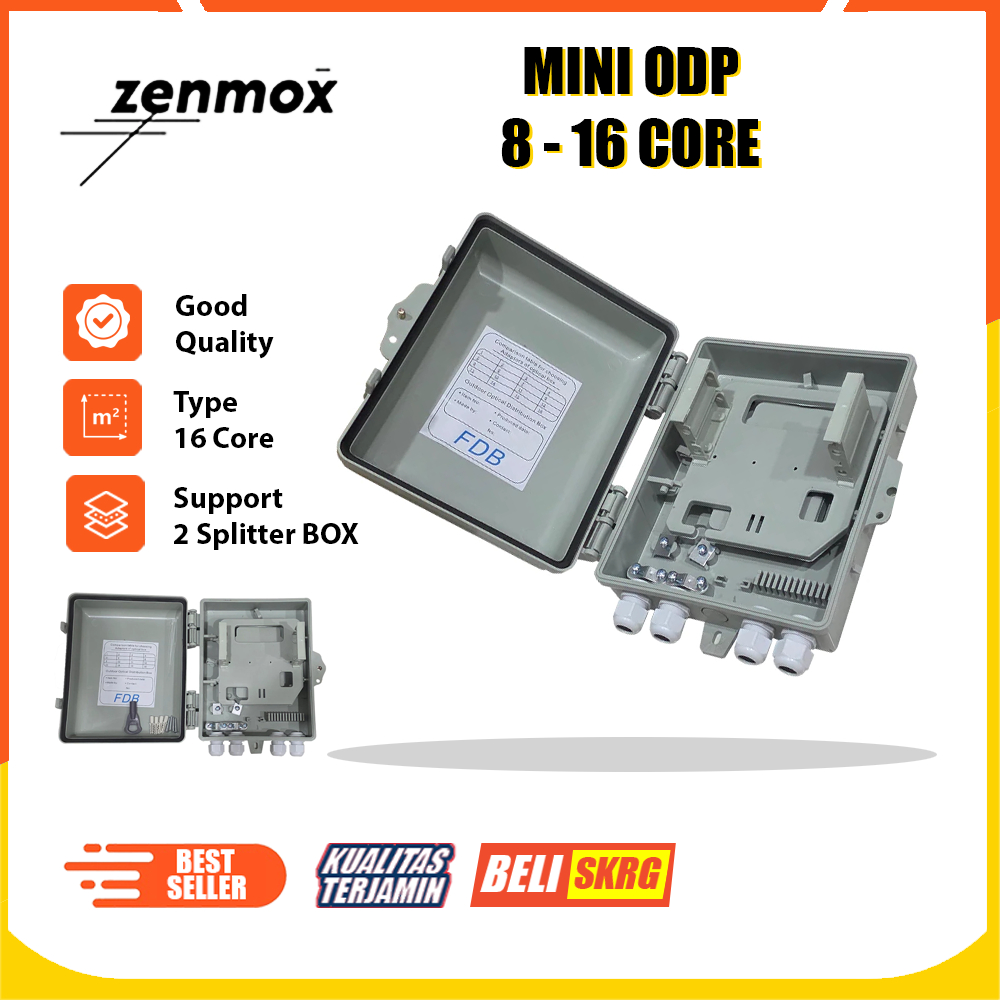 Jual Mini ODP 8 - 16 Core Fiber Optic Waterproof | Support Passive ...