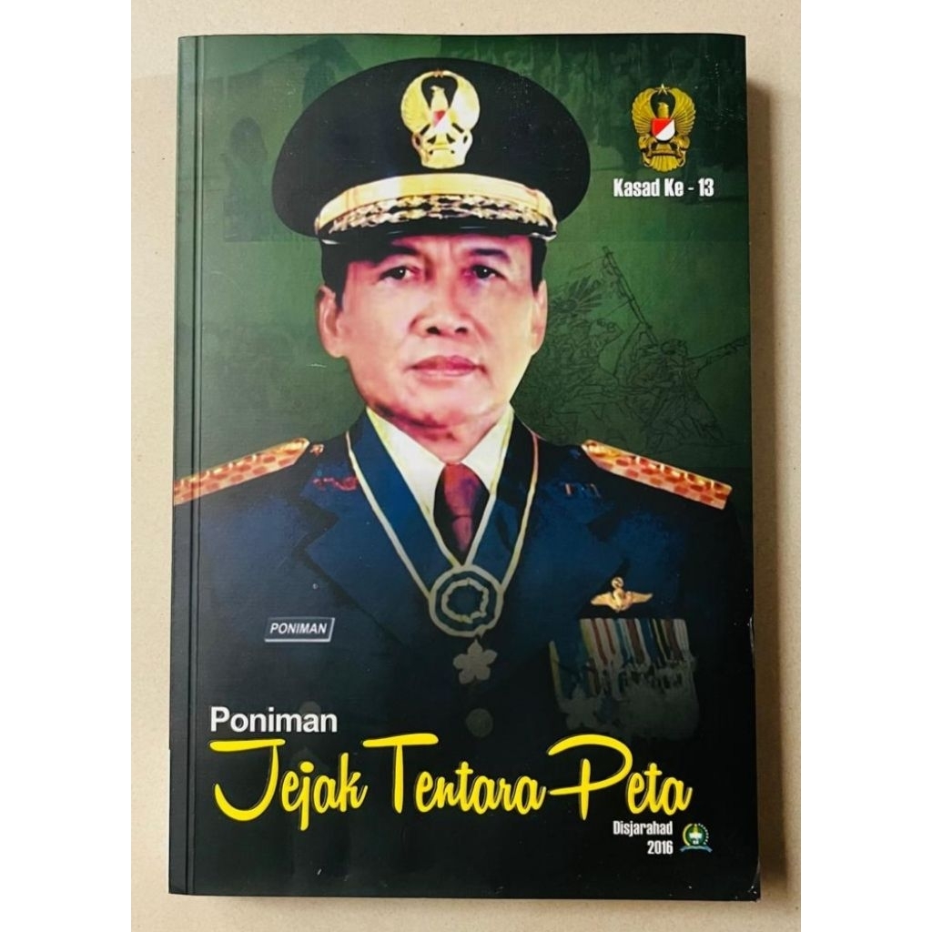 Jual Biografi Jenderal TNI Poniman Jejak Tentara Peta - KASAD ke 13 ...