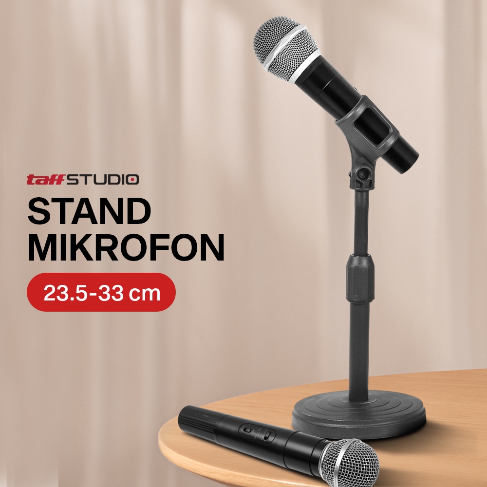 Jual Stand Mikrofon Desktop Disc Microphone Adjustable Height ...