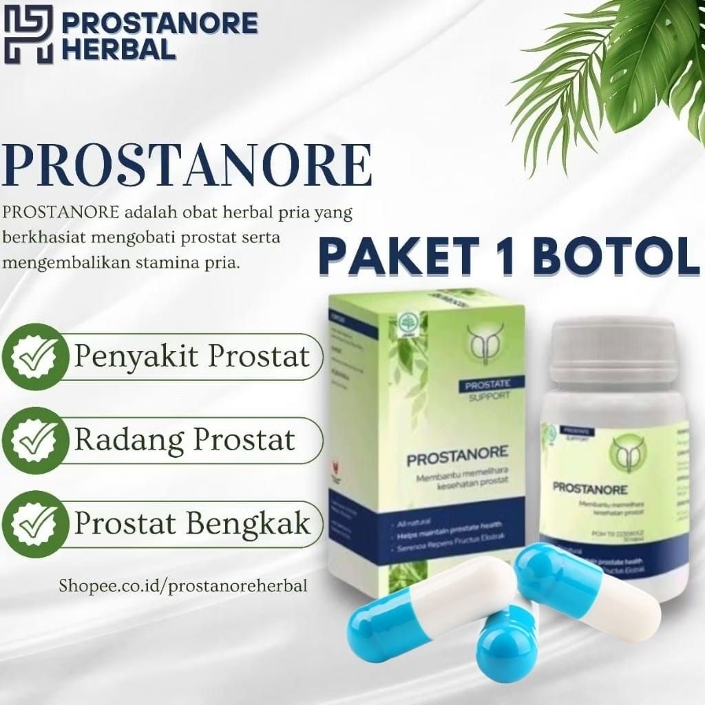 Jual Prostanore asli obat prostat ampuh original bpom | Shopee Indonesia
