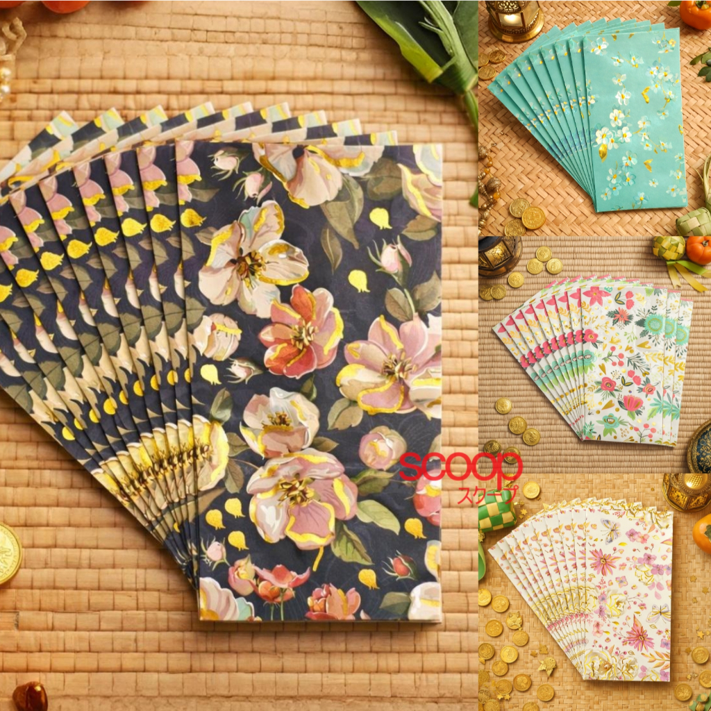 Scoop Amplop Lebaran Ramadhan Angpau Emas Idul Fitri (10pcs) 72220603