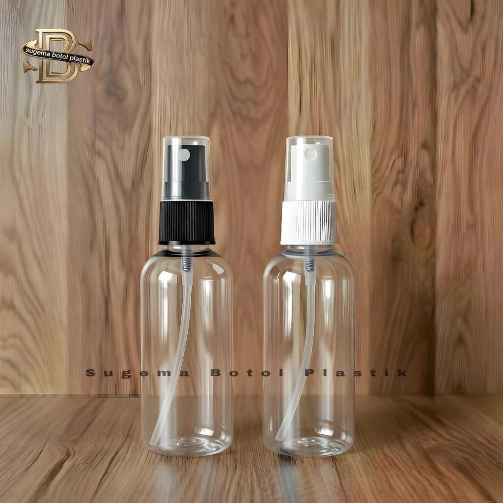 Jual Botol Spray 60ml Natural Neck 18 Bahan Pet Plastik Tebal / Botol ...