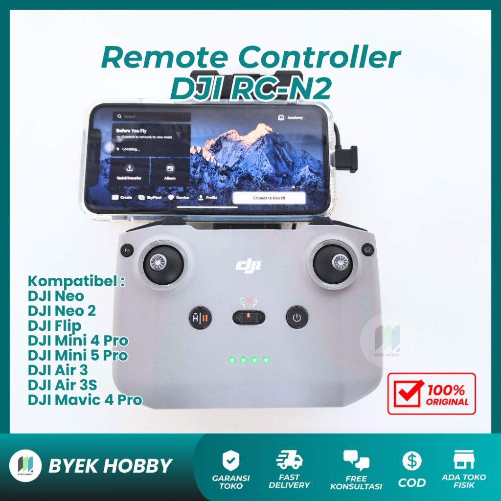 Jual Original RC-N2 Remote Controller DJI Neo DJI Neo 2 DJI FLIP DJI ...