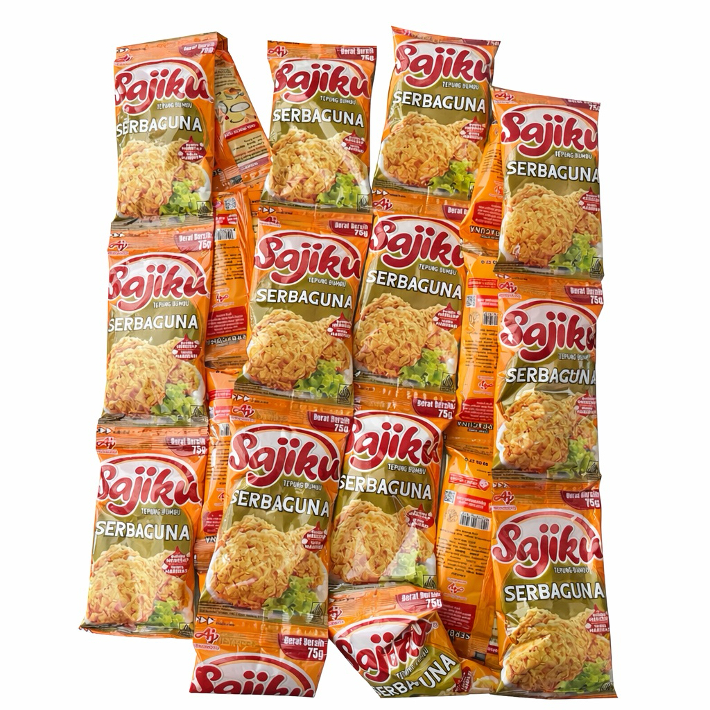 Jual 1 RENCENG SAJIKU TEPUNG BUMBU SERBAGUNA 75gram ISI 10 pcs | Shopee ...