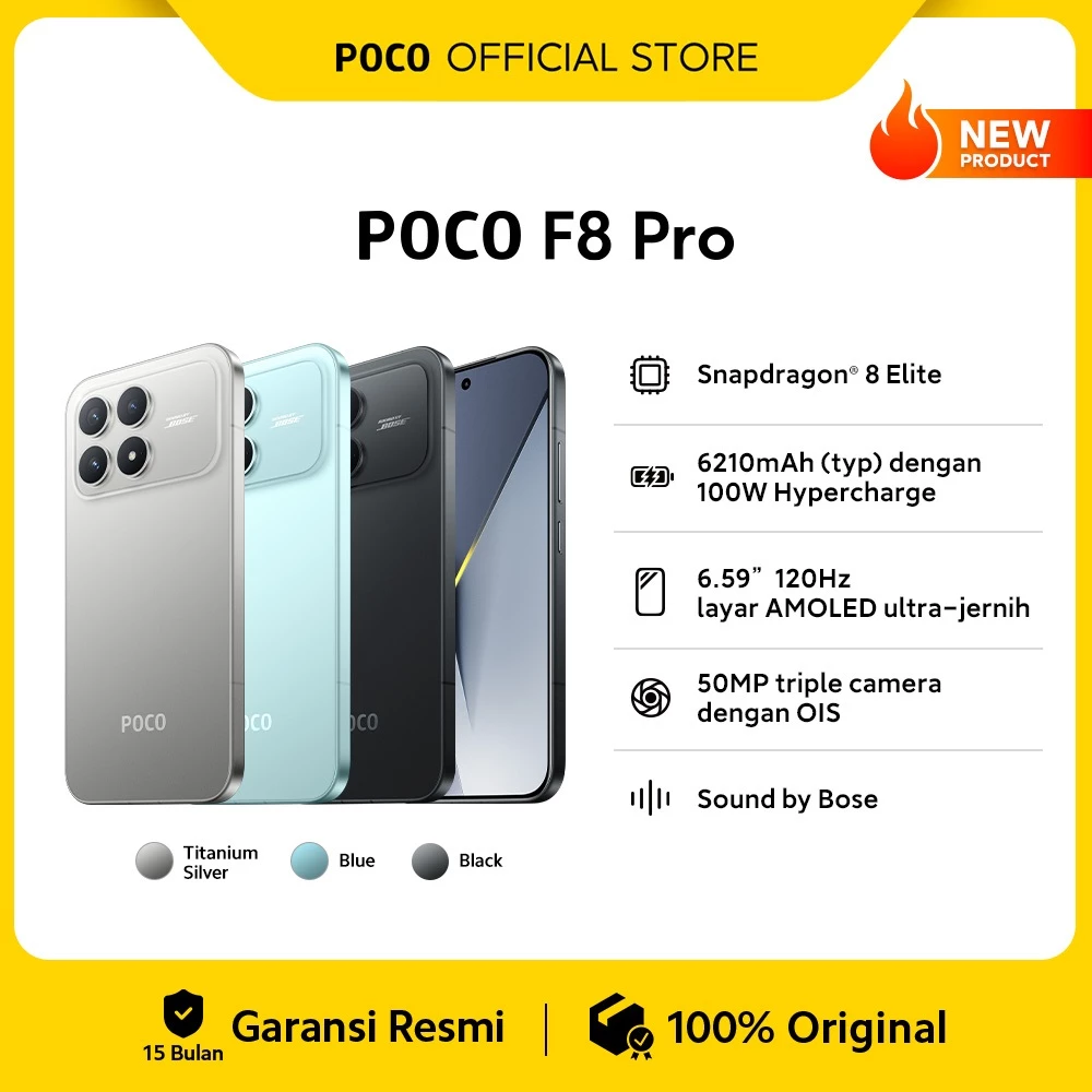POCO F8 Series | POCO F8 Pro (12/512GB) | POCO F8 Ultra (16/512GB) | Snapdragon® 8 Elite Gen 5