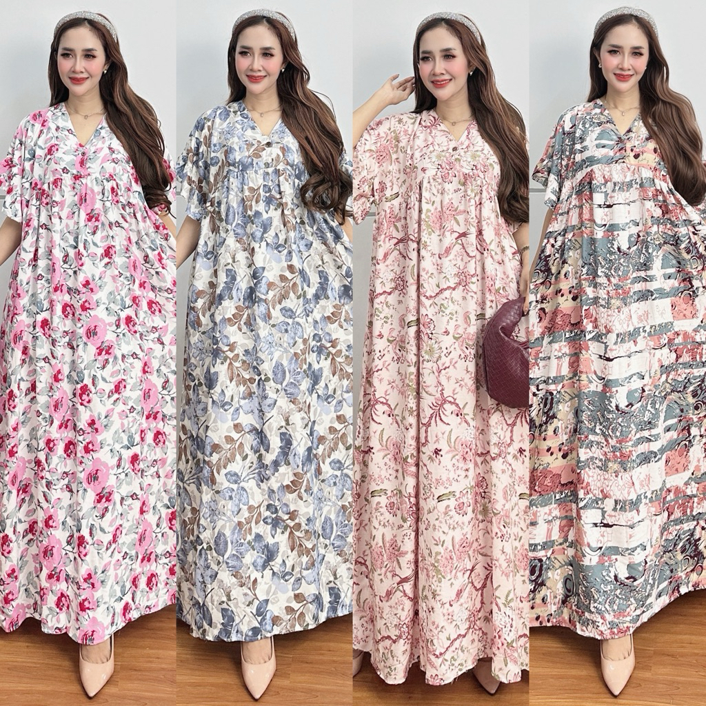Jual ZIFANIA DASTER JUMBO PREMIUM!! Motif FLORA Kekinian Lengan Pendek ...
