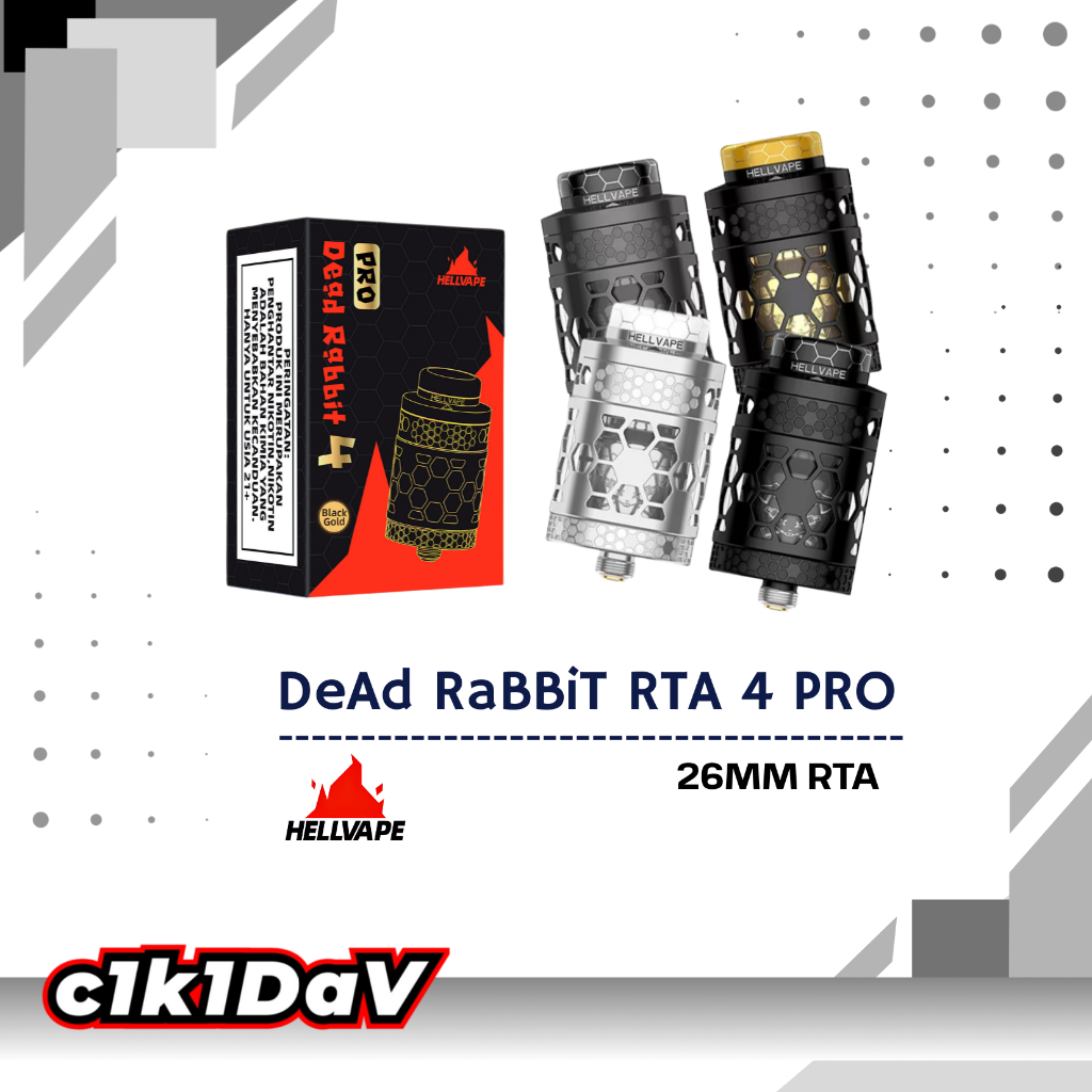 Jual Dead Rabbit 4 RTA PRO authentic | Shopee Indonesia