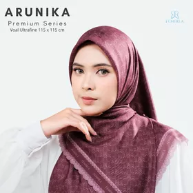 Femirla Arunika Series Hijab Segi Empat Voal Ultrafine Premium 115x115 Cm DIY Bag Eksklusif