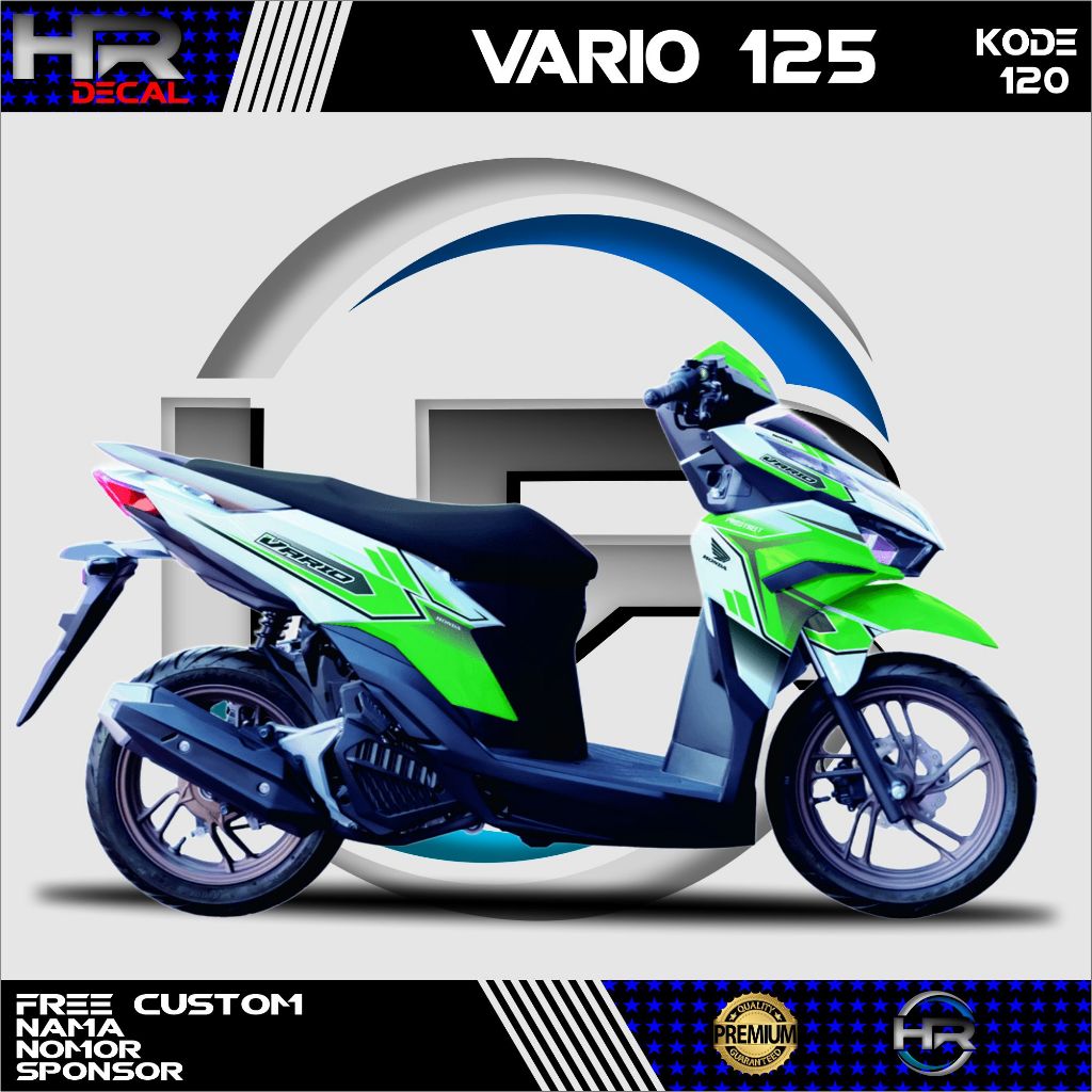 Jual Stiker Vario 125 Terbaru Full Set – Decal Motor Vario 125 Old/New ...