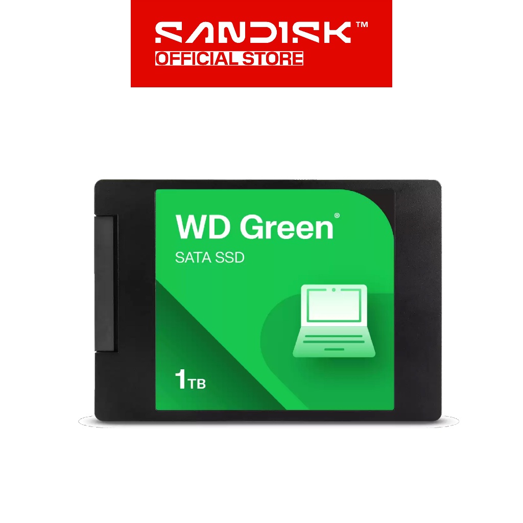 WD Green SSD Internal 250GB / 500GB / 1TB / 2TB SATA III 2.5 Inch 7mm (3)