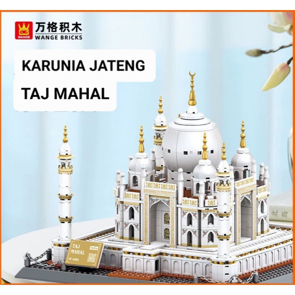 Jual BRICKS TAJ MAHAL INDIA BUILDING ARCHITECTURE WANGE TOYS MAINAN ...