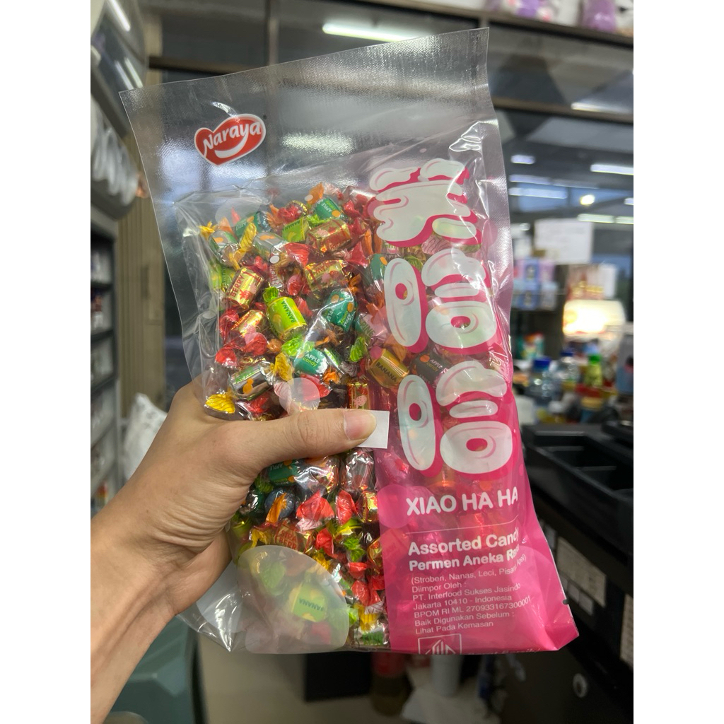 Jual Naraya Xiaohaha Permen Assorted 500g - Aneka Rasa Buah Segar ...