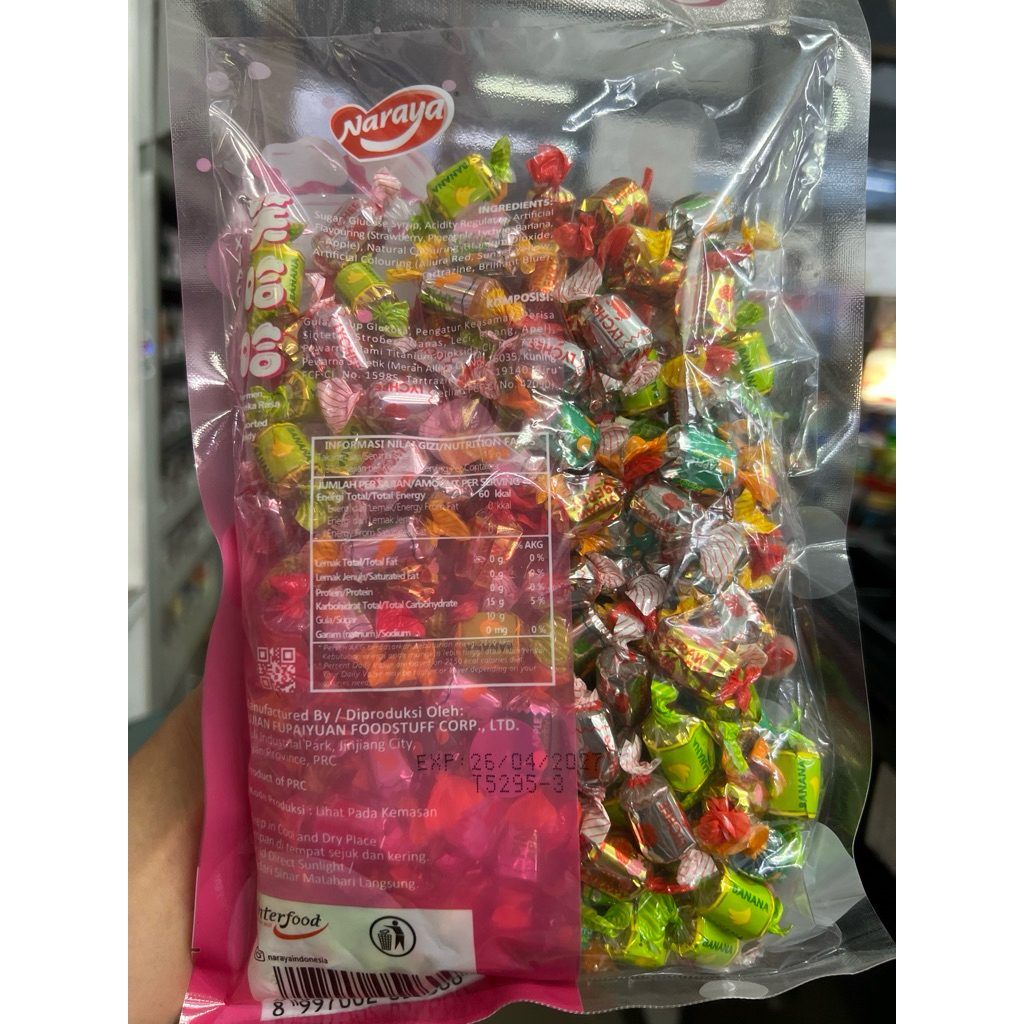 Jual Naraya Xiaohaha Permen Assorted 500g - Aneka Rasa Buah Segar ...