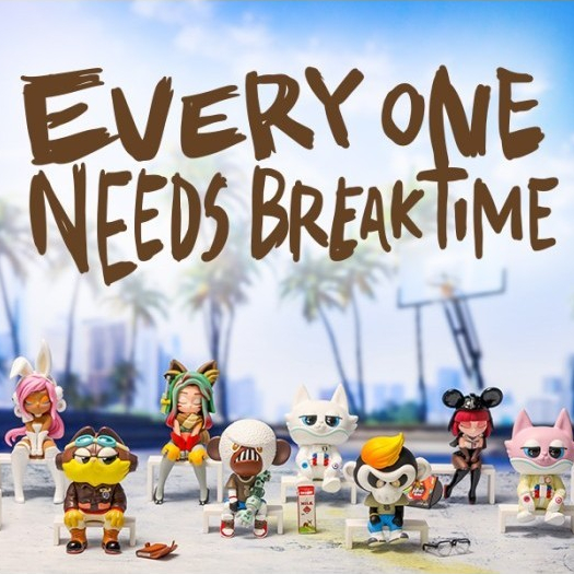 Jual Pop Mart coolrainLABO Everyone Needs Break Time | Shopee
