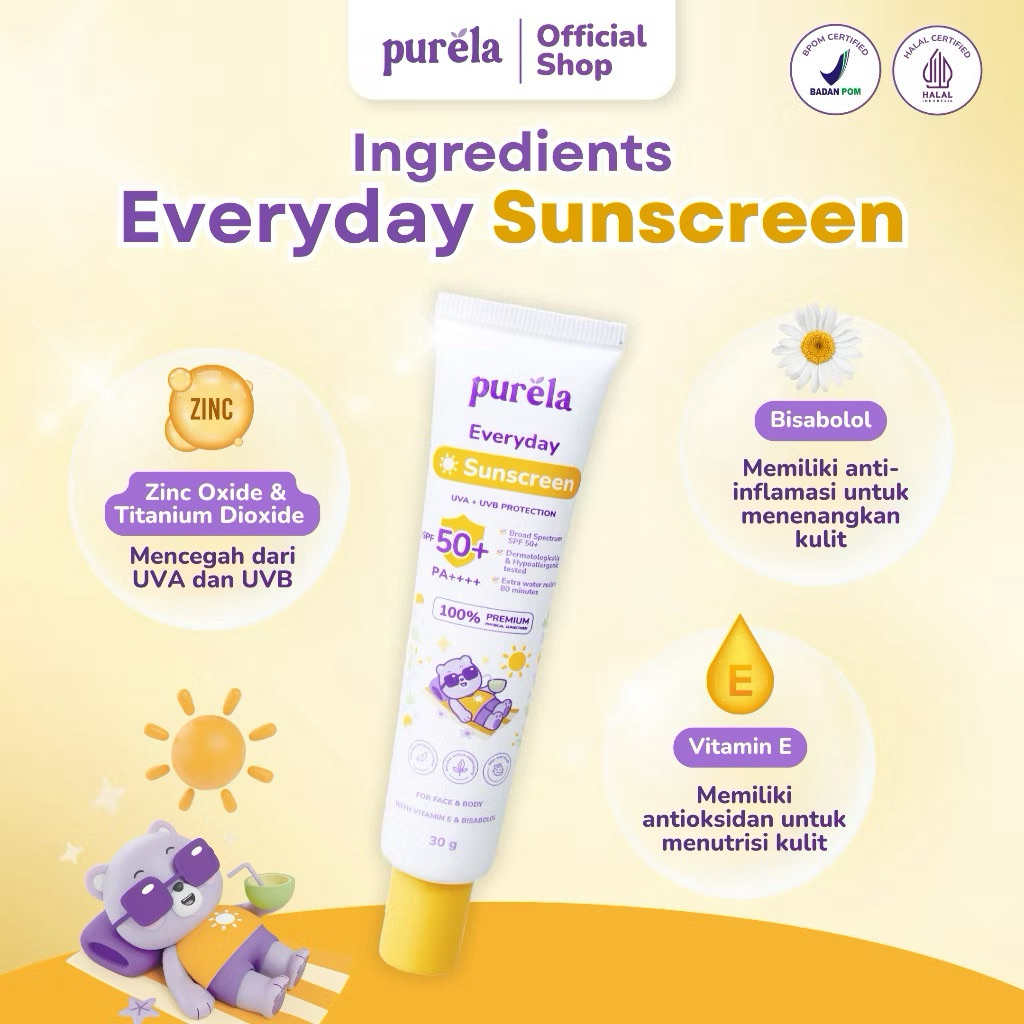 Jual PURELA SUNSCREEN ANAK | Shopee Indonesia