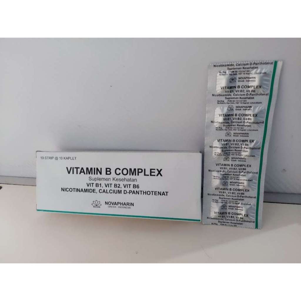 Jual VITAMIN B COMPLEX Novapharin Tablet 10 Strip Meningkatkan Imunitas ...