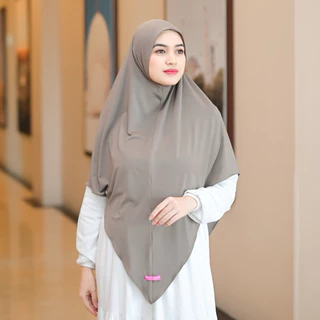 Bella Alisha - Haruka Instan Size XL Khimar Syar’i Spandek Jersey Premium