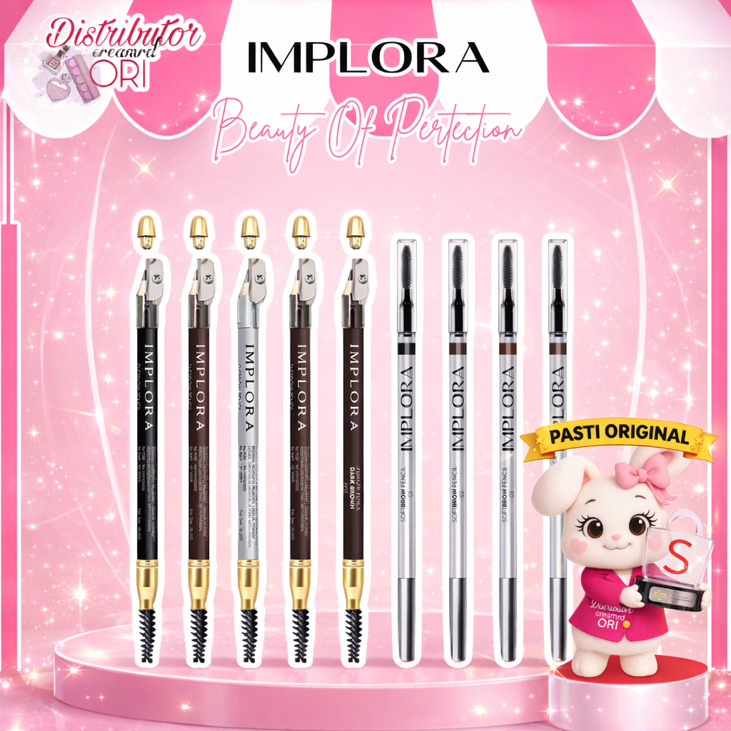 Implora (BPOM) Pensil Alis 2.5 gram ( soft eyebrow pencil )