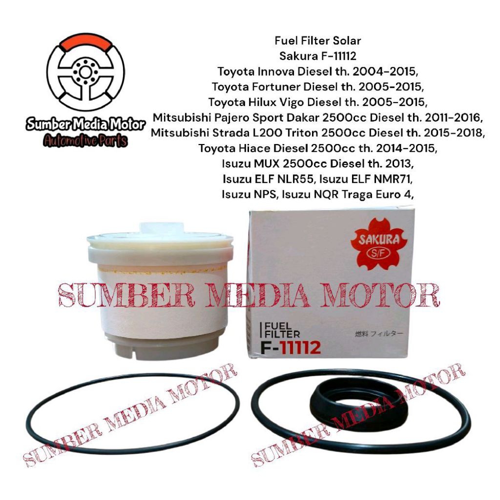 Jual Sakura Fuel Filter Solar F-11112 Toyota Innova Diesel Old ...