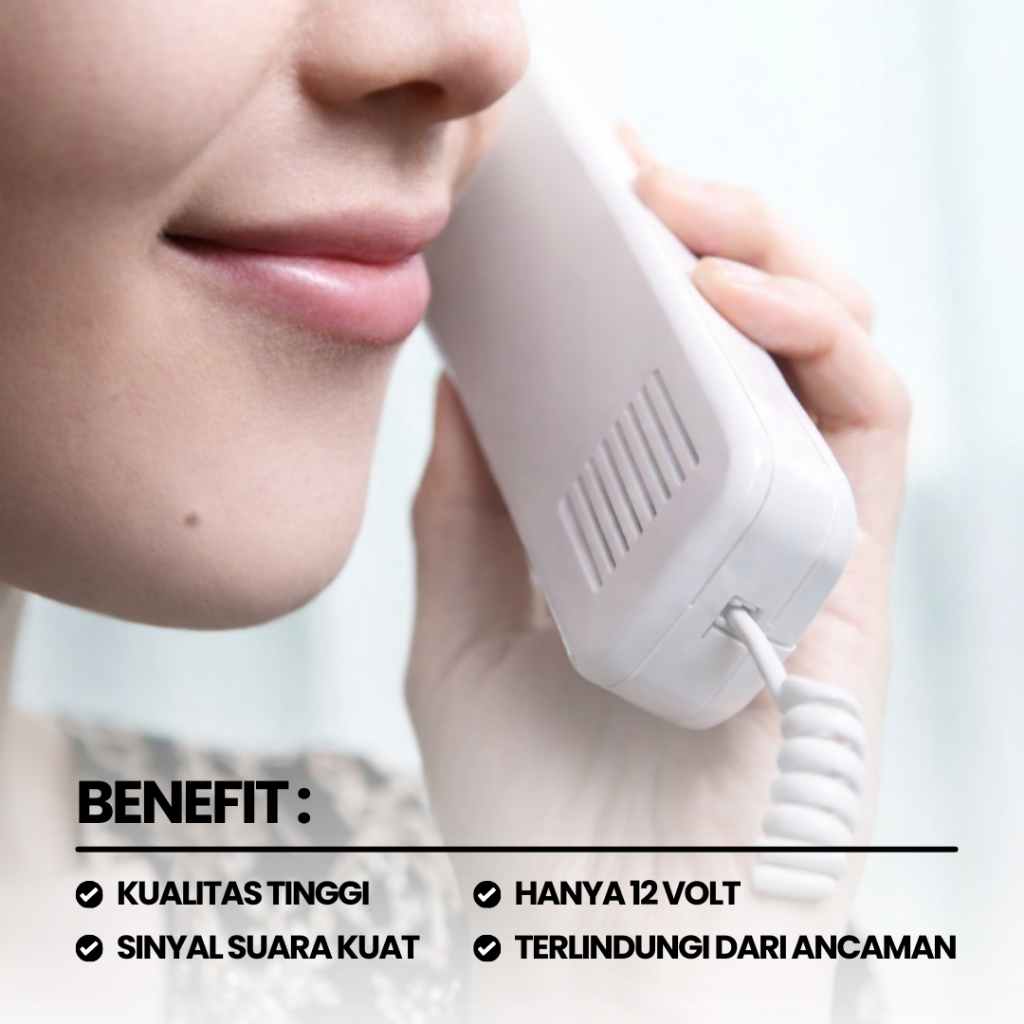 Jual Intercom AC3208 Bel Pintu Dua Arah Tegangan 220V Suara Keras ...