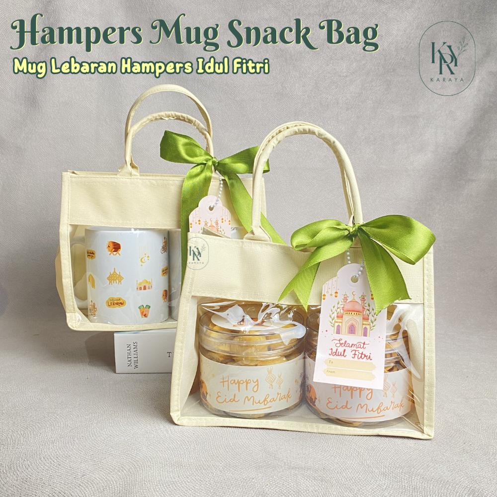 Hampers Mug Lebaran Hampers Idul Fitri Hampers Mug Snack Bag Karaya Kreatif