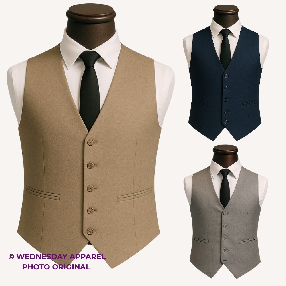 Jual WEDNESDAY - Rompi Vest Jas Formal Pria Wanita Bahan Premium Dan ...