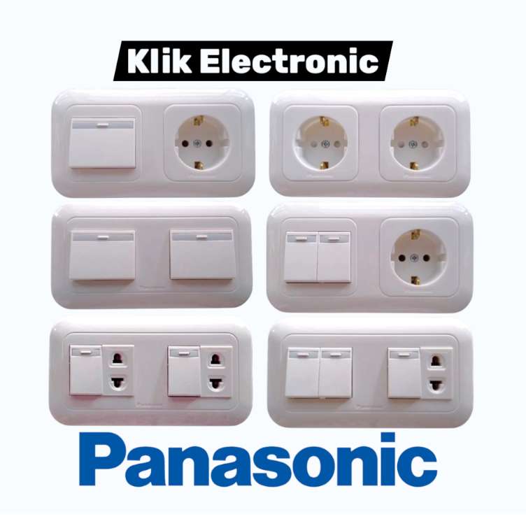 Jual Saklar Panasonic Inbow (IB) 2 Gang / Tanam Saklar Engkel / Tunggal ...
