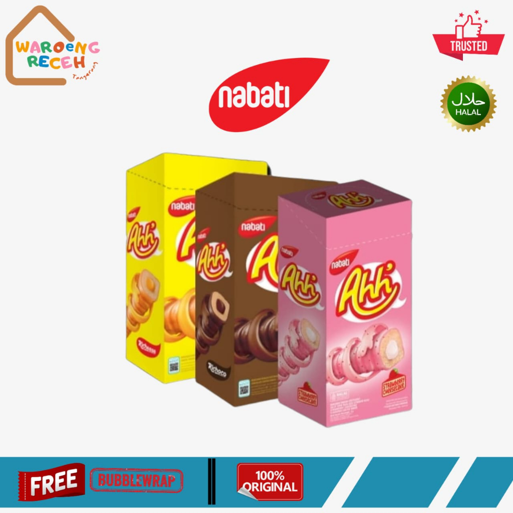 Jual Nabati Ahh Long 1000 Richeese Richoco Strawberry 1 Box isi 10 Pcs ...