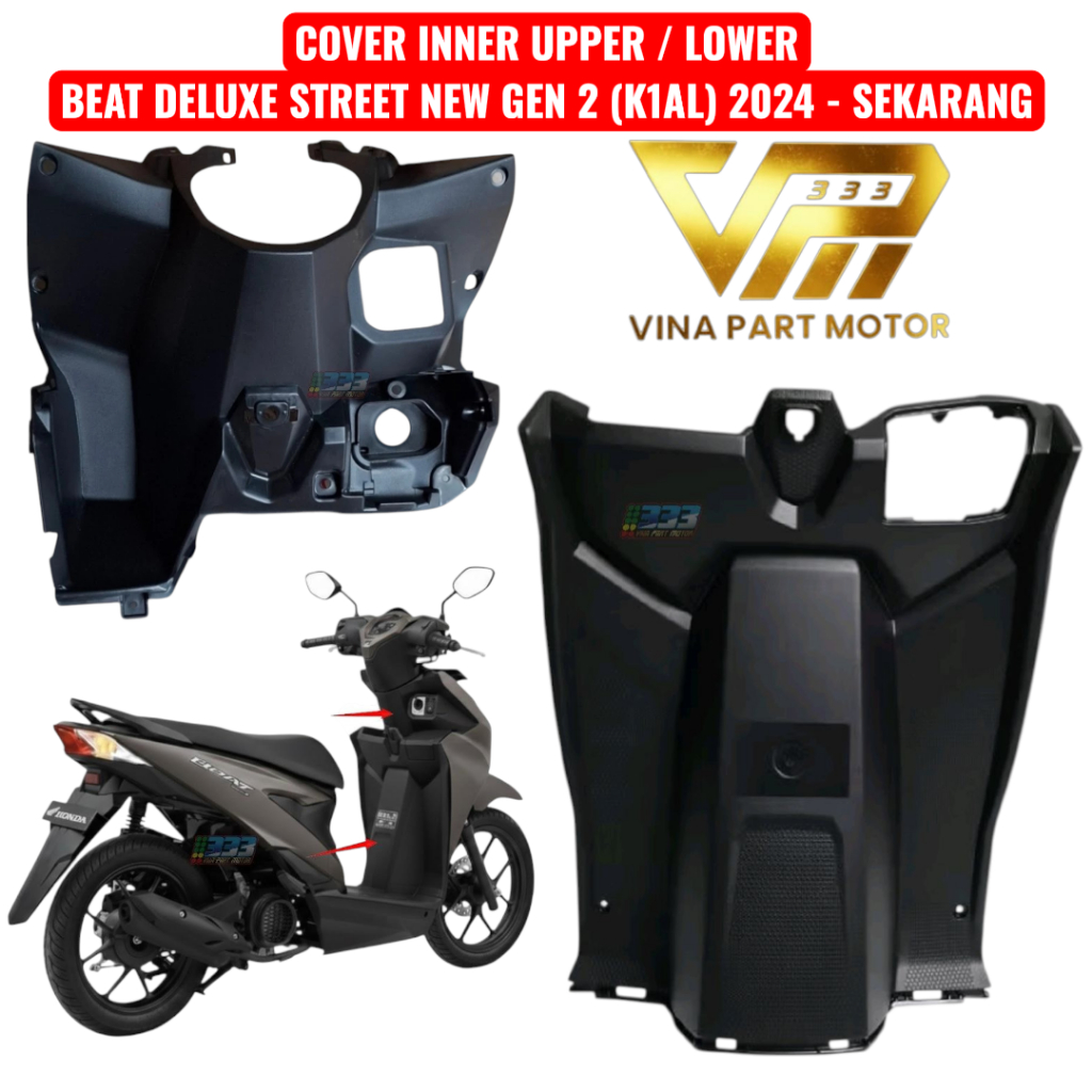 Jual legshield konta dek kunci atas bawah beat new 2024 cover inner ...