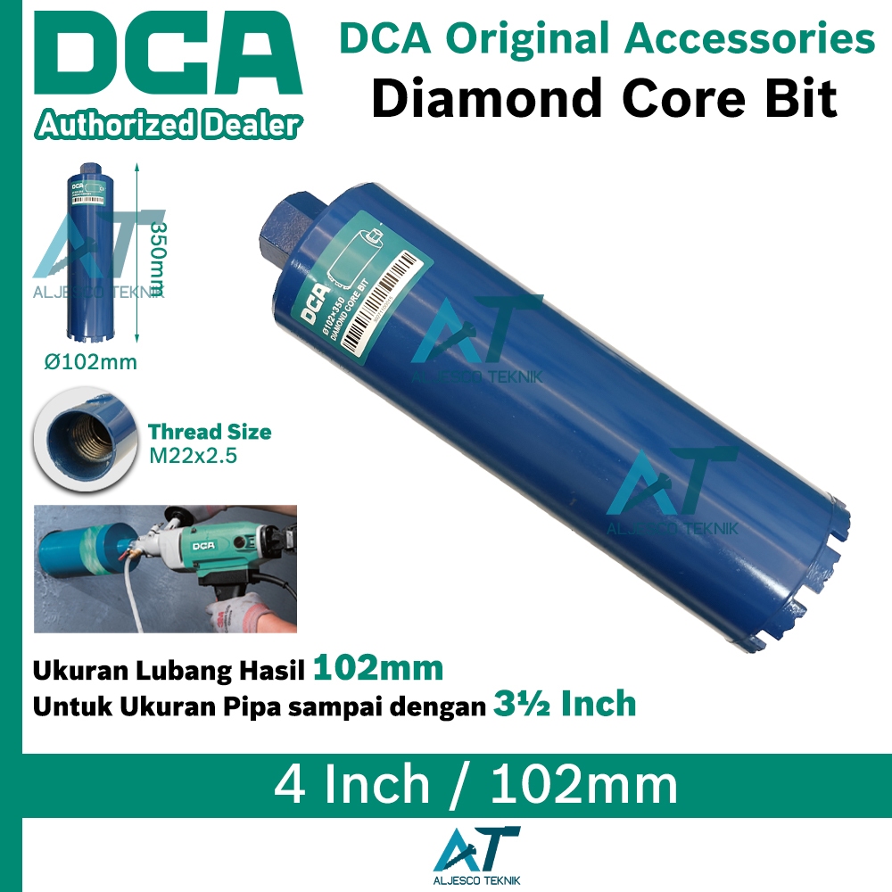 Jual DCA MATA CORING 4 INCH DIAMOND CORE BIT 102 X 350MM | Shopee Indonesia