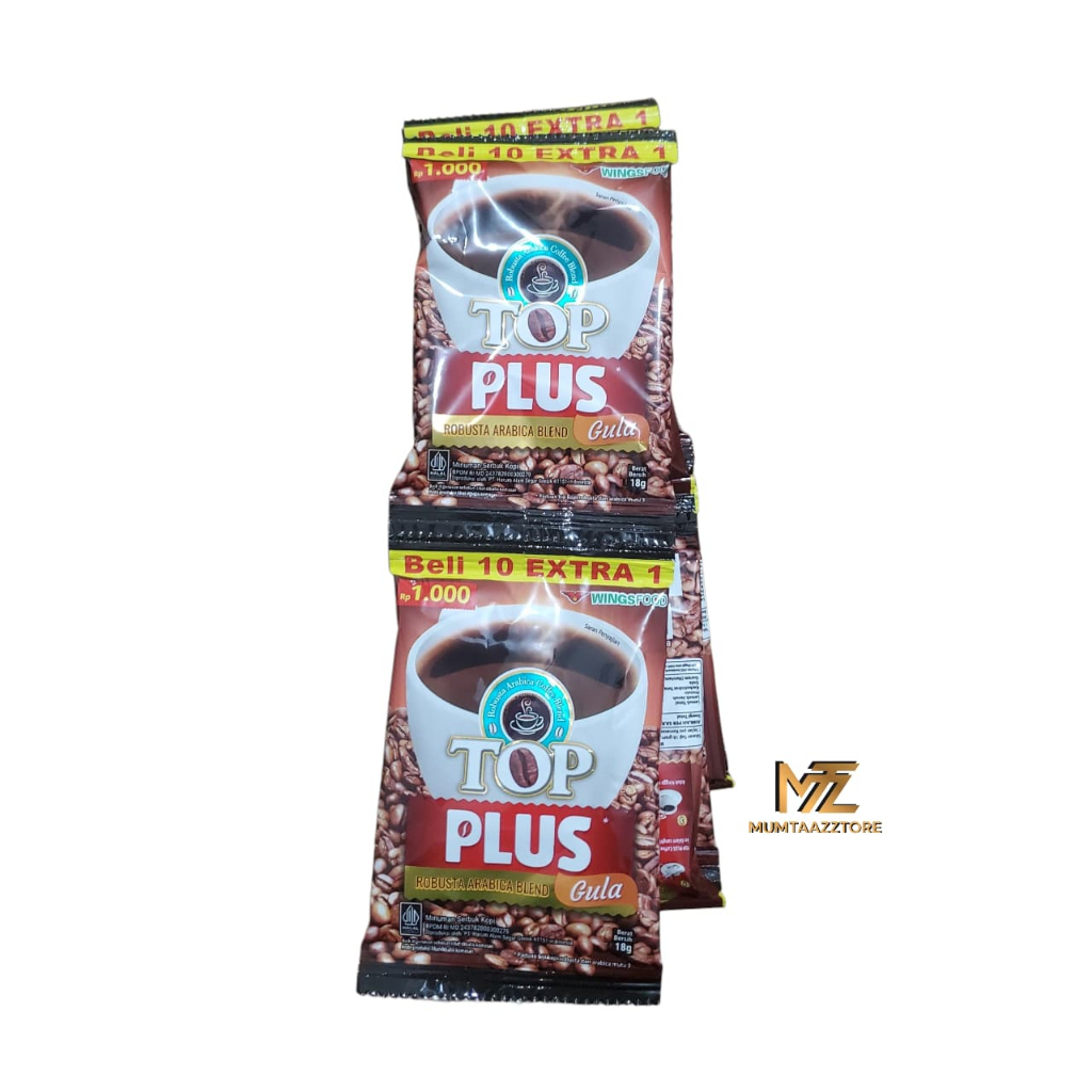 Jual MUMTAAZZTORE TOP COFEE KOPI TOP PLUS GULA KPKP WINGSFOOD | Shopee ...