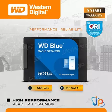 SSD SATA WD Blue SA510 terbaik