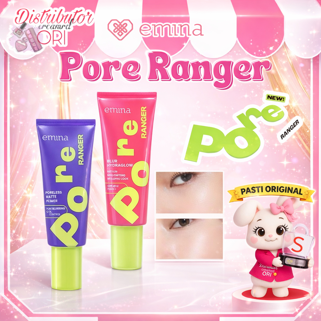 Jual NEW! Emina Pore Ranger Poreless Matte Primer & Blur Hydraglow ...