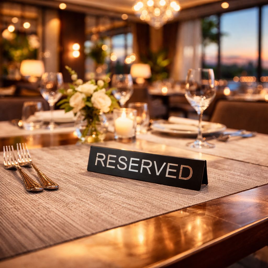 Jual Reserved Table Sign Bahan Stainlees Still atau Plat Besi | Tulisan ...