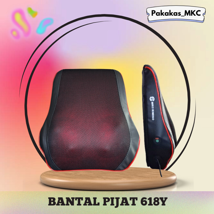 BANTAL PIJAT PUNGGUNG 618Y BAHU LEHER TULANG BELAKANG MULTIFUNGSI