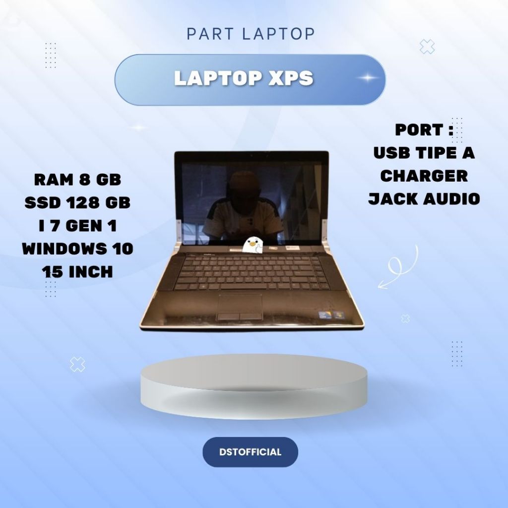 Jual LAPTOP DELL XPS | RAM 8GB | SSD 128GB | PROCESSOR i7 GEN 1 | LAYAR ...